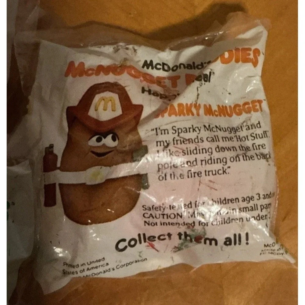 Vintage 1988 McDonald's McNugget Buddies Happy Meal Toys‎ Lot of 9 Sealed